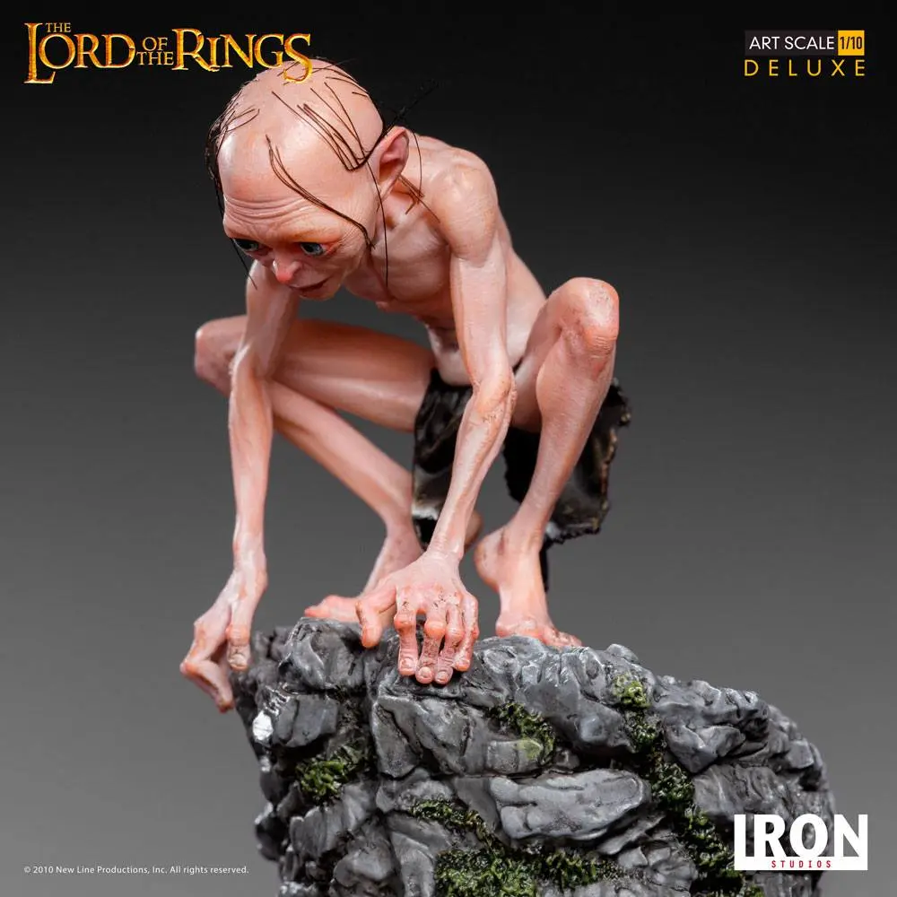 Lord Of The Rings Deluxe Art Scale 1/10 Gollum szobor figura 12 cm termékfotó