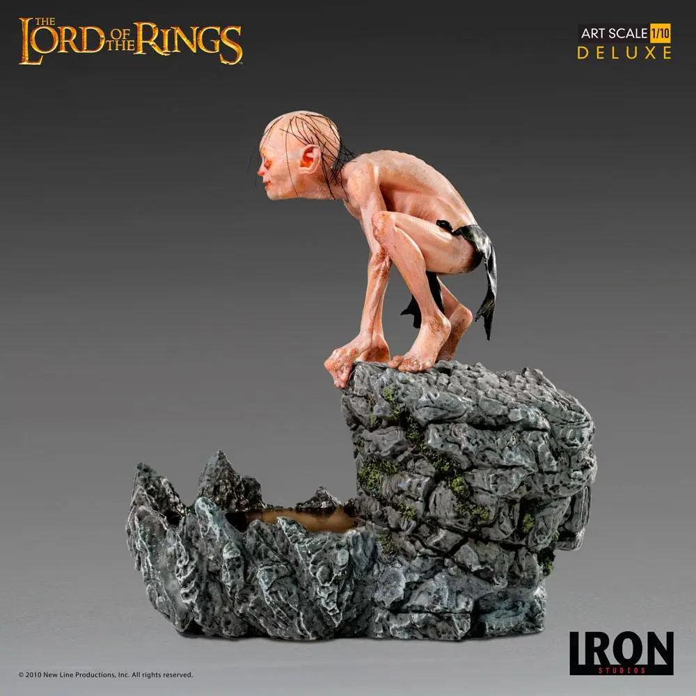 Lord Of The Rings Deluxe Art Scale 1/10 Gollum szobor figura 12 cm termékfotó