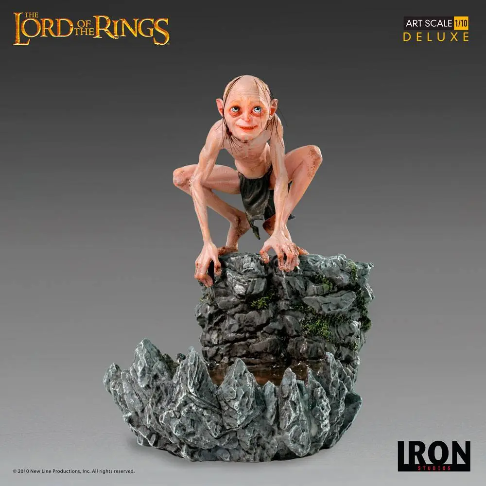 Lord Of The Rings Deluxe Art Scale 1/10 Gollum szobor figura 12 cm termékfotó