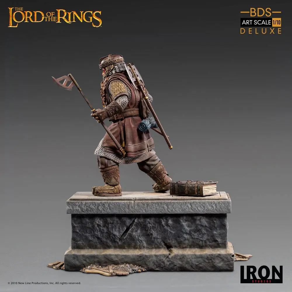 Lord Of The Rings Deluxe BDS Art Scale 1/10 Gimli szobor figura 21 cm termékfotó