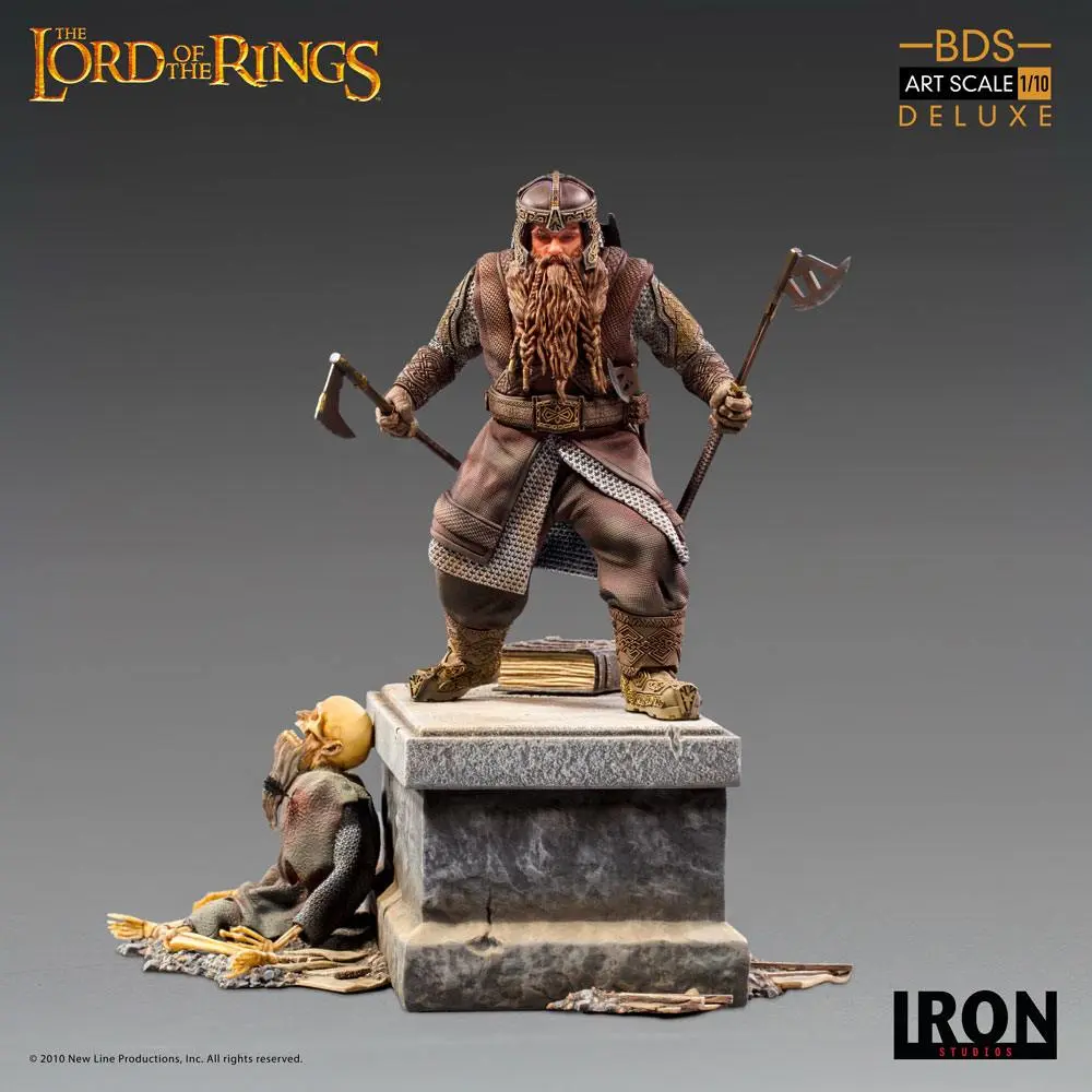 Lord Of The Rings Deluxe BDS Art Scale 1/10 Gimli szobor figura 21 cm termékfotó