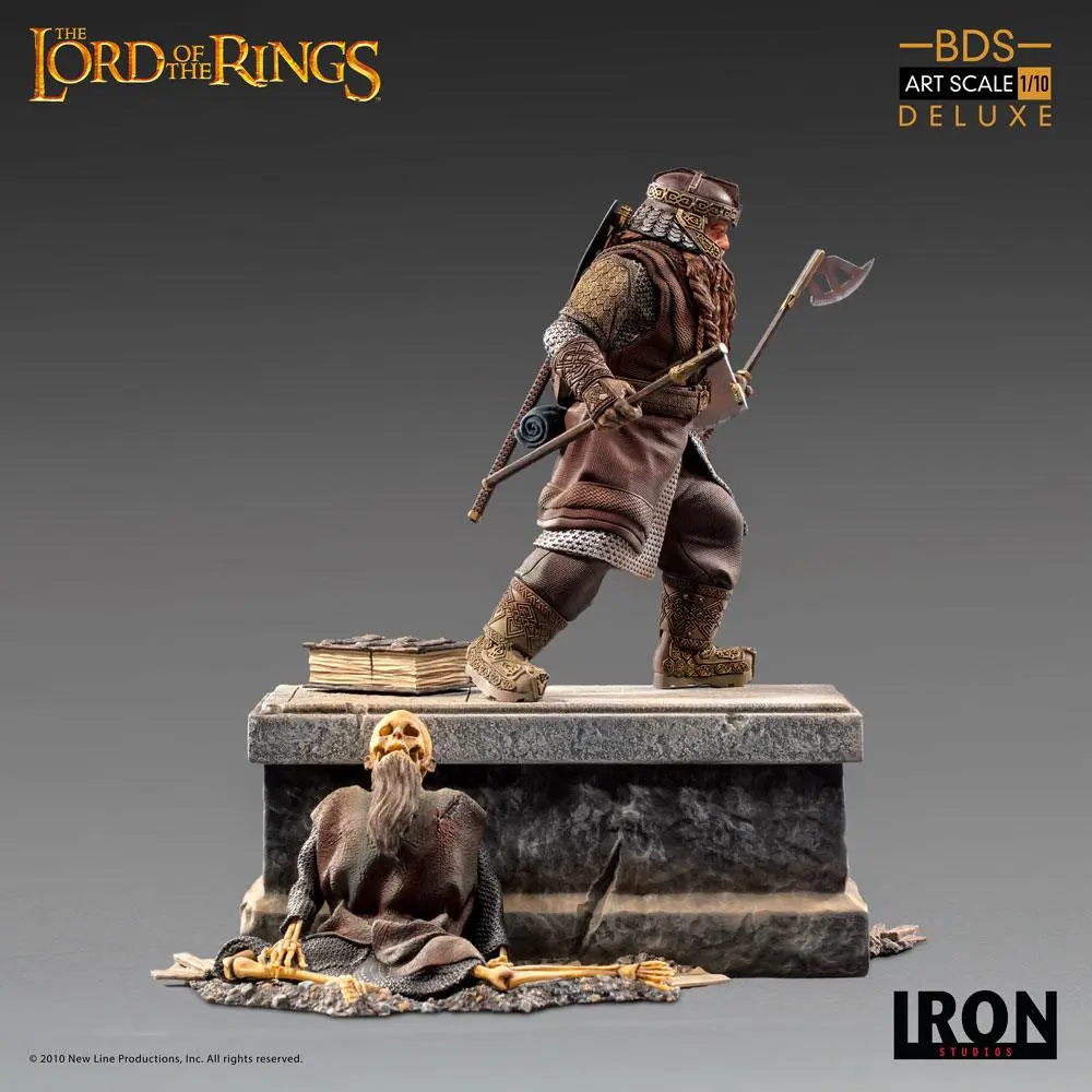 Lord Of The Rings Deluxe BDS Art Scale 1/10 Gimli szobor figura 21 cm termékfotó