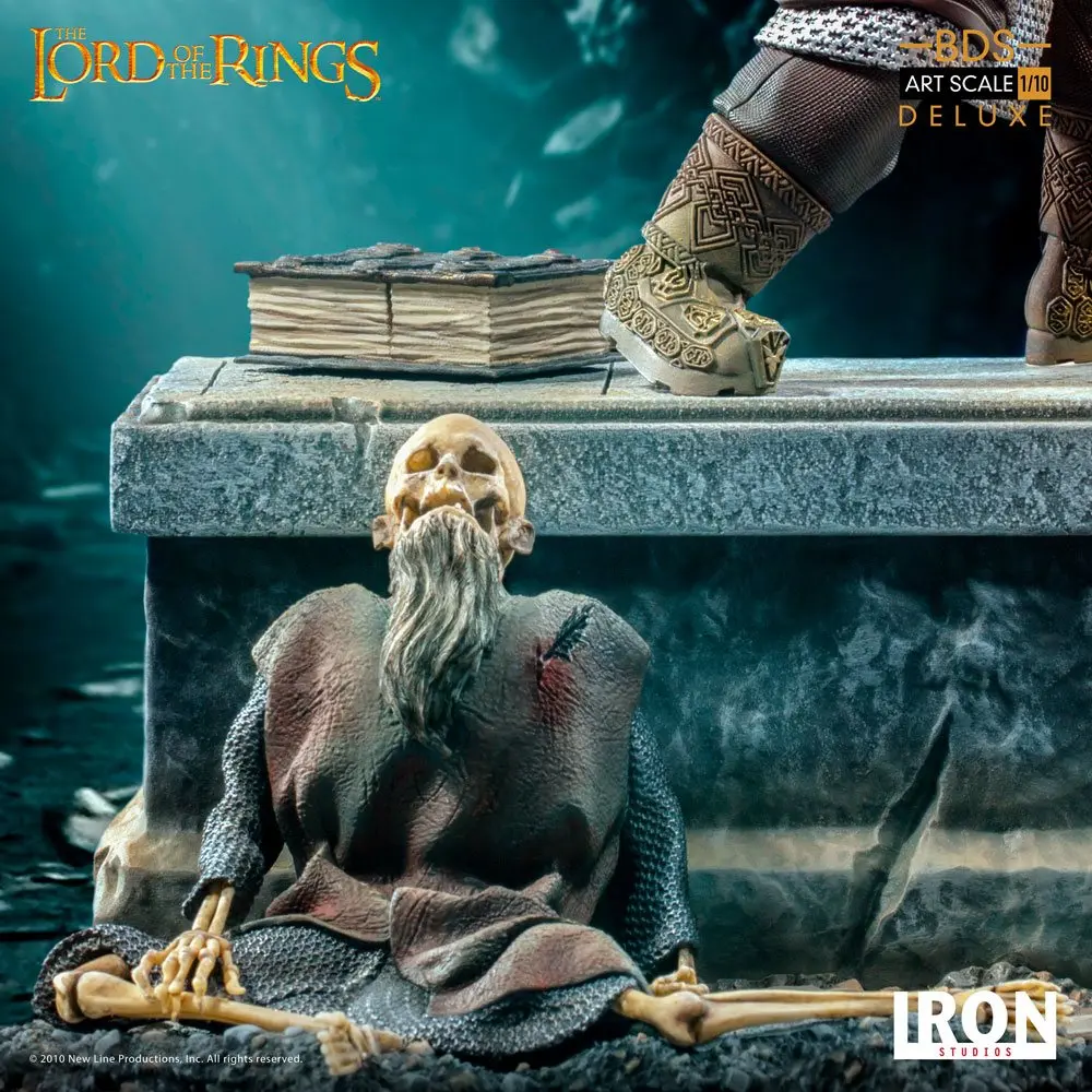 Lord Of The Rings Deluxe BDS Art Scale 1/10 Gimli szobor figura 21 cm termékfotó