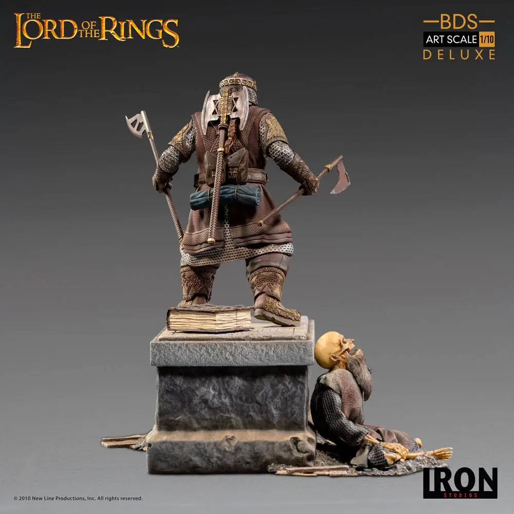 Lord Of The Rings Deluxe BDS Art Scale 1/10 Gimli szobor figura 21 cm termékfotó