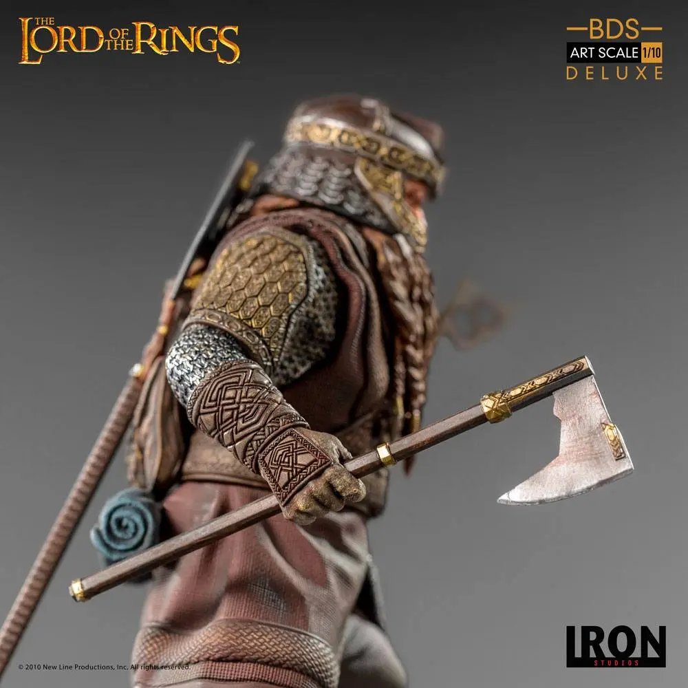 Lord Of The Rings Deluxe BDS Art Scale 1/10 Gimli szobor figura 21 cm termékfotó