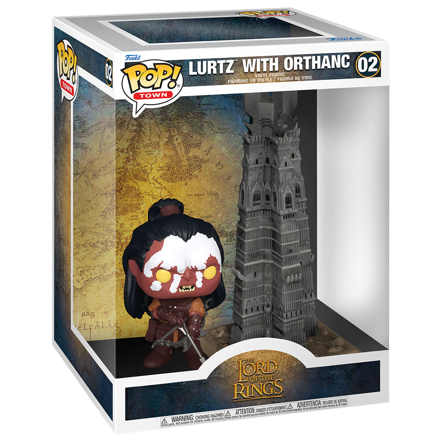 Lord of the Rings Funko POP! Town Vinyl figura Lurtz w/Tower termékfotó