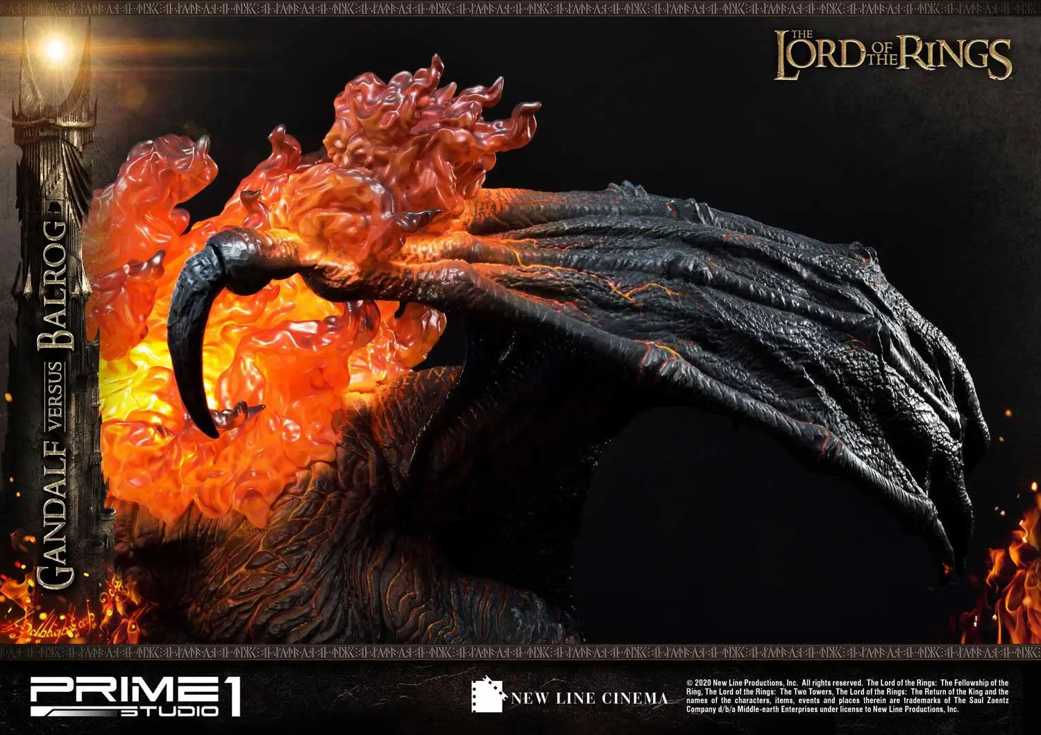 Lord of the Rings Gandalf Vs. Balrog szobor figura 79 cm termékfotó
