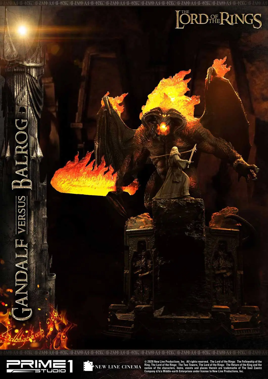 Lord of the Rings Gandalf Vs. Balrog szobor figura 79 cm termékfotó