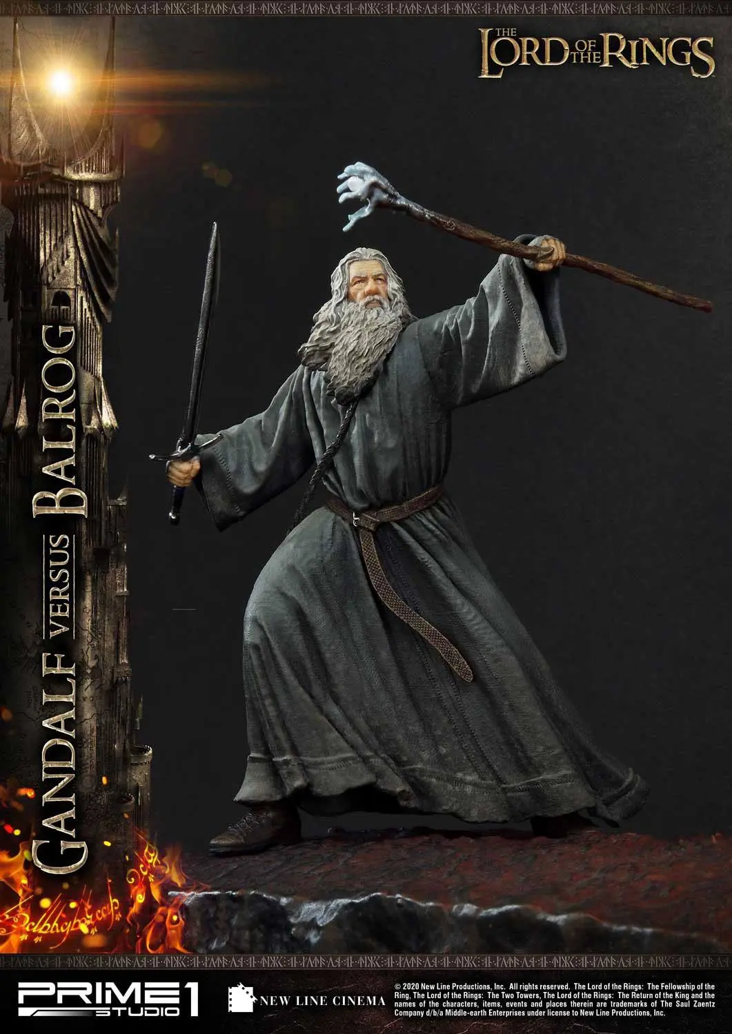 Lord of the Rings Gandalf Vs. Balrog szobor figura 79 cm termékfotó