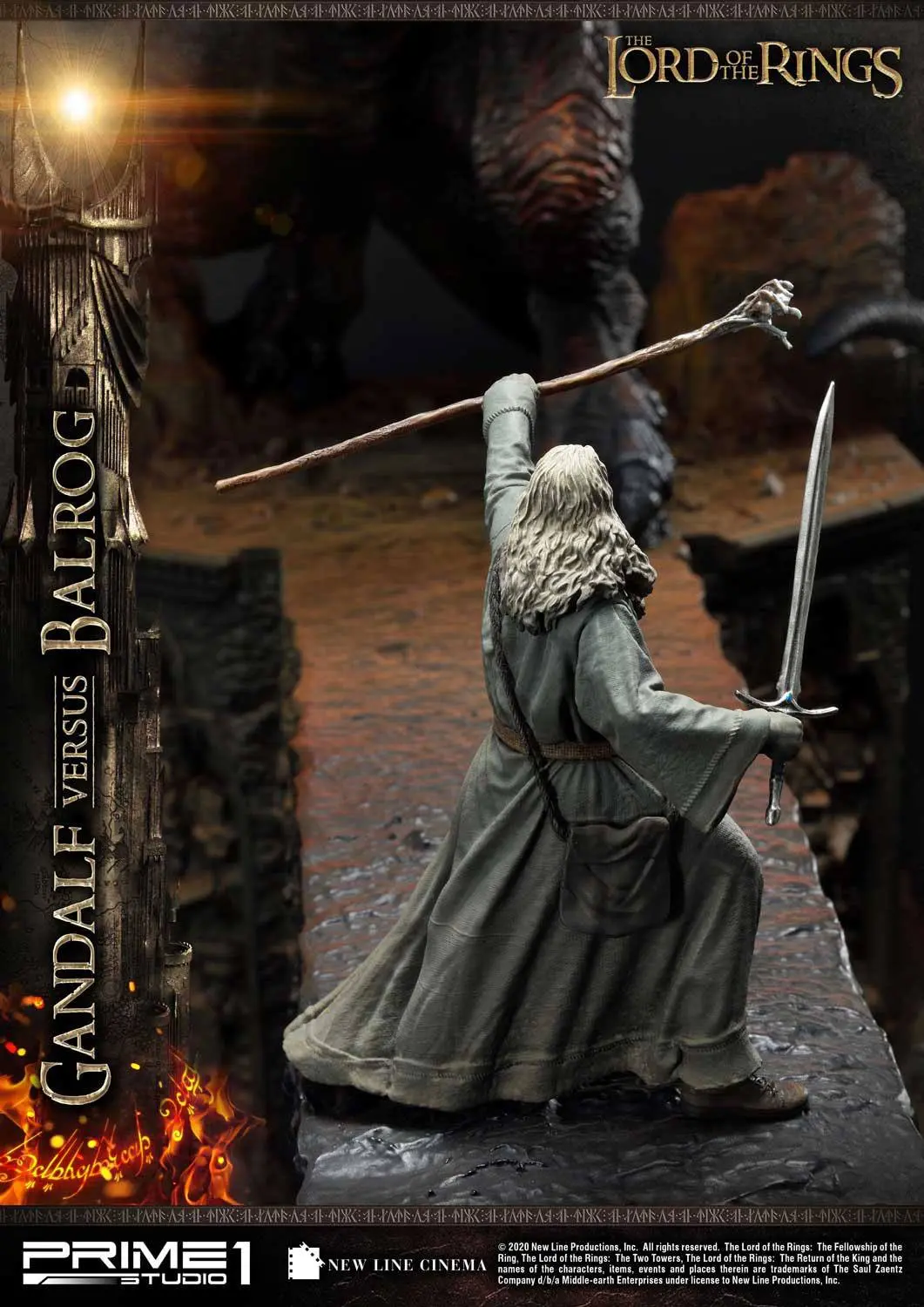 Lord of the Rings Gandalf Vs. Balrog szobor figura 79 cm termékfotó