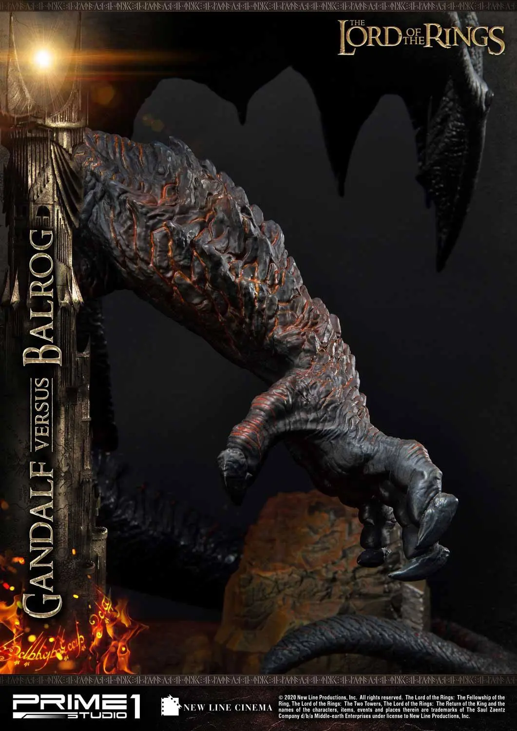 Lord of the Rings Gandalf Vs. Balrog szobor figura 79 cm termékfotó