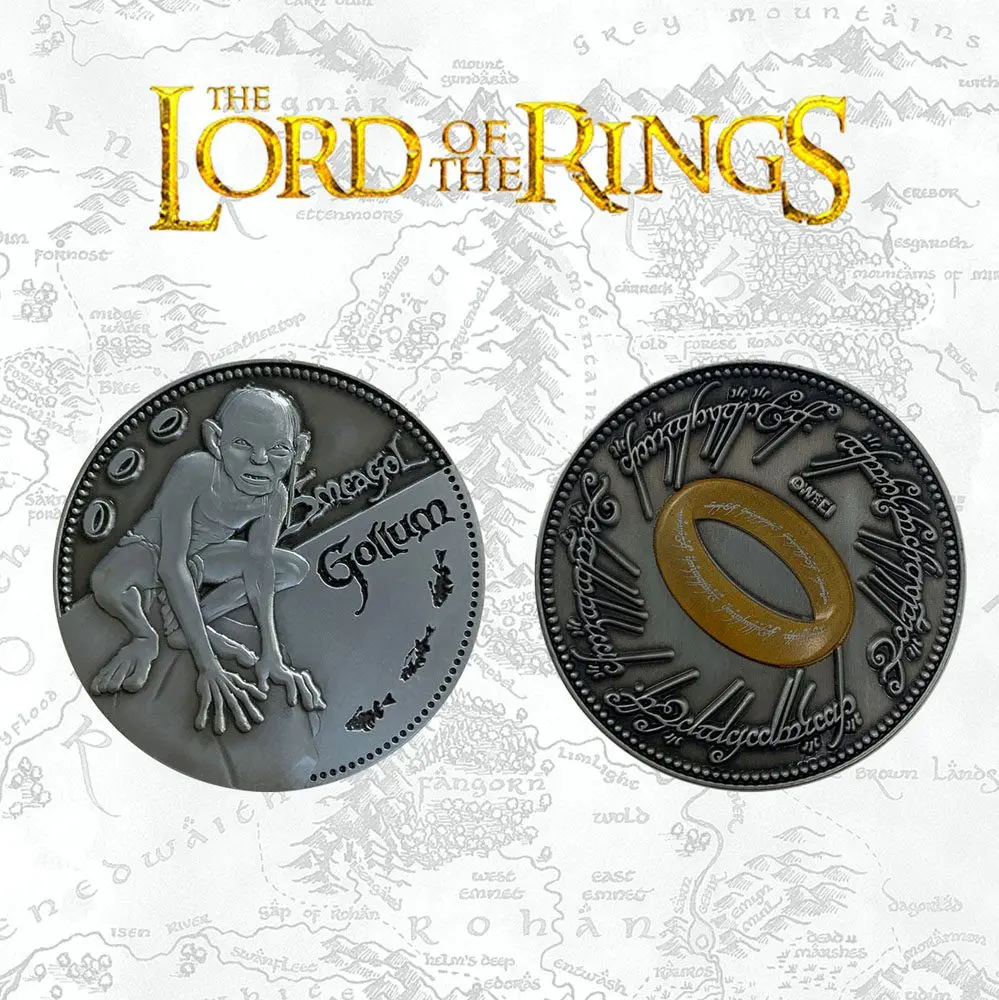 Lord of the Rings Gollum gyűjthető érme Limitált kiadás termékfotó