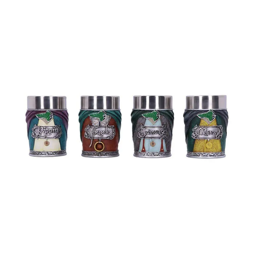 Lord of the Rings Shotglass 4-Pack Hobbits termékfotó