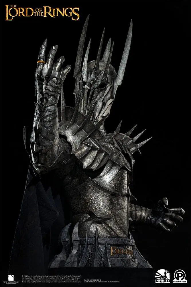 Lord Of The Rings Life Size 1/1 Sauron mellszobor figura 175 cm termékfotó