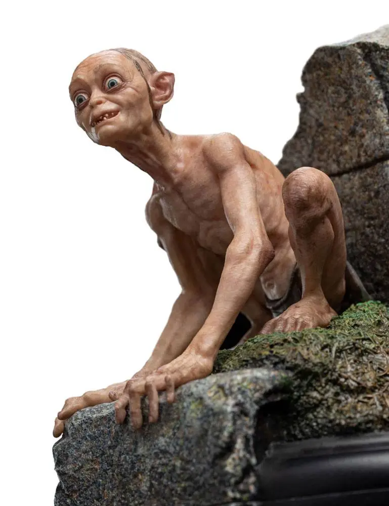 Lord of the Rings Mini Gollum &amp; Sméagol in Ithilien szobor figura 11 cm termékfotó