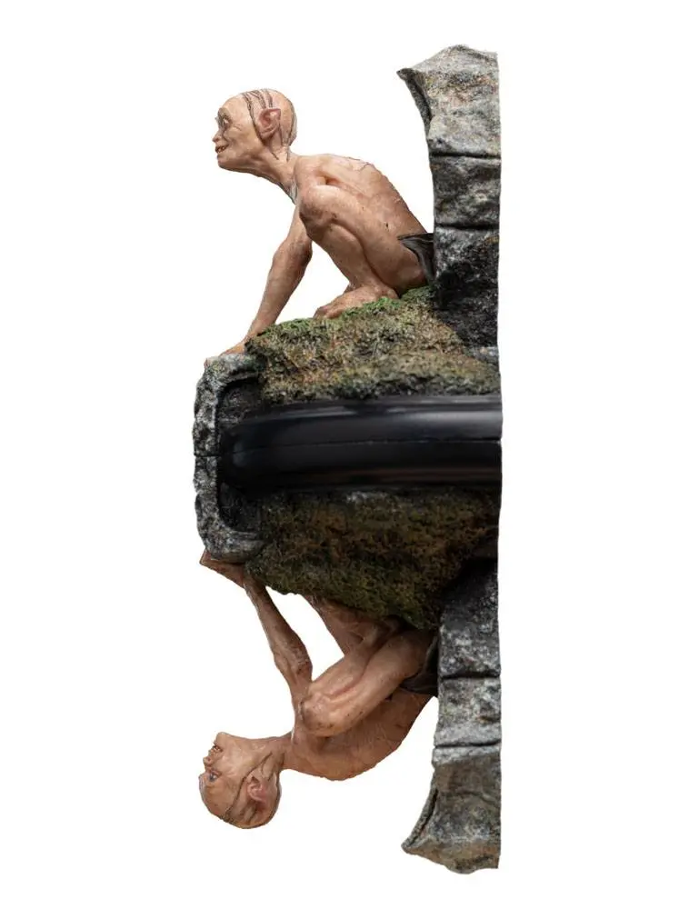 Lord of the Rings Mini Gollum &amp; Sméagol in Ithilien szobor figura 11 cm termékfotó