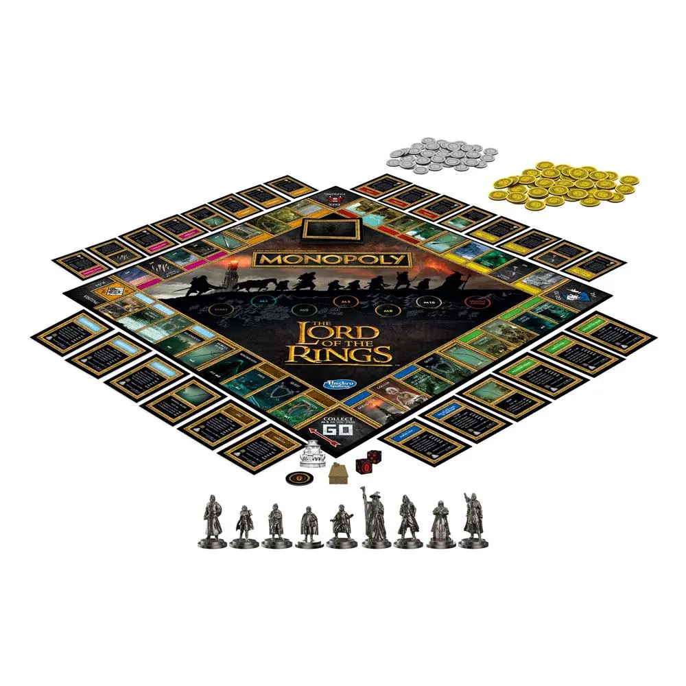 Lord of the Rings Monopoly Angol nyelvű társasjáték termékfotó