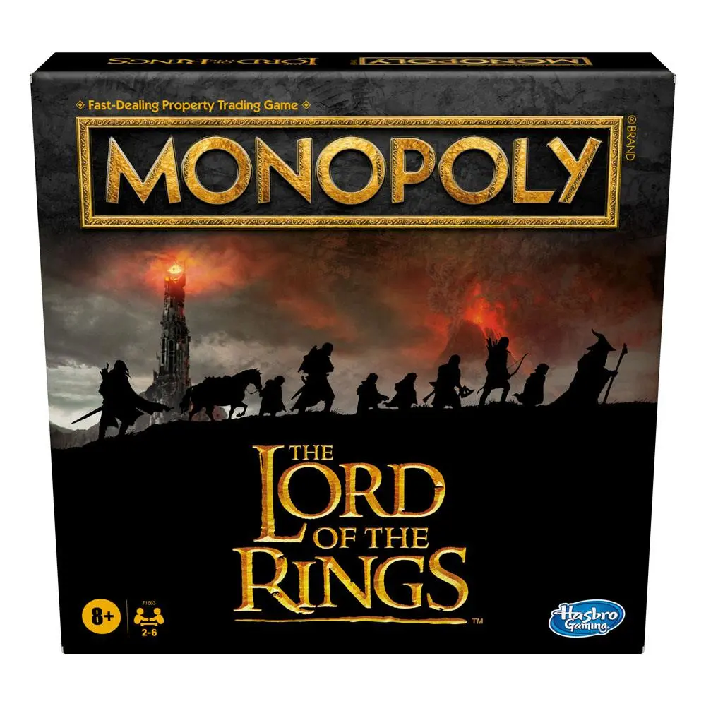Lord of the Rings Monopoly Angol nyelvű társasjáték termékfotó