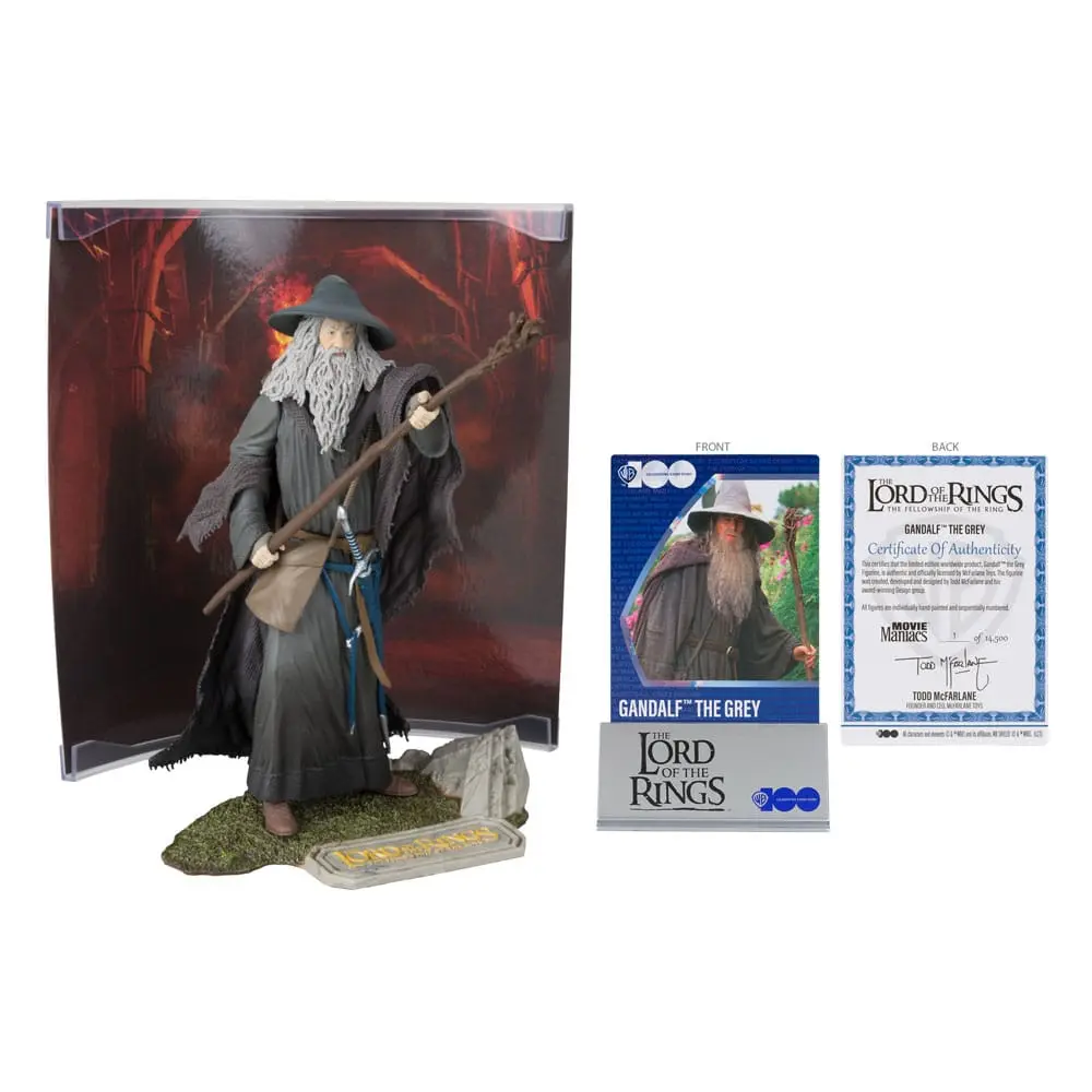 Lord of the Rings Movie Maniacs Gandalf akciófigura 18 cm termékfotó