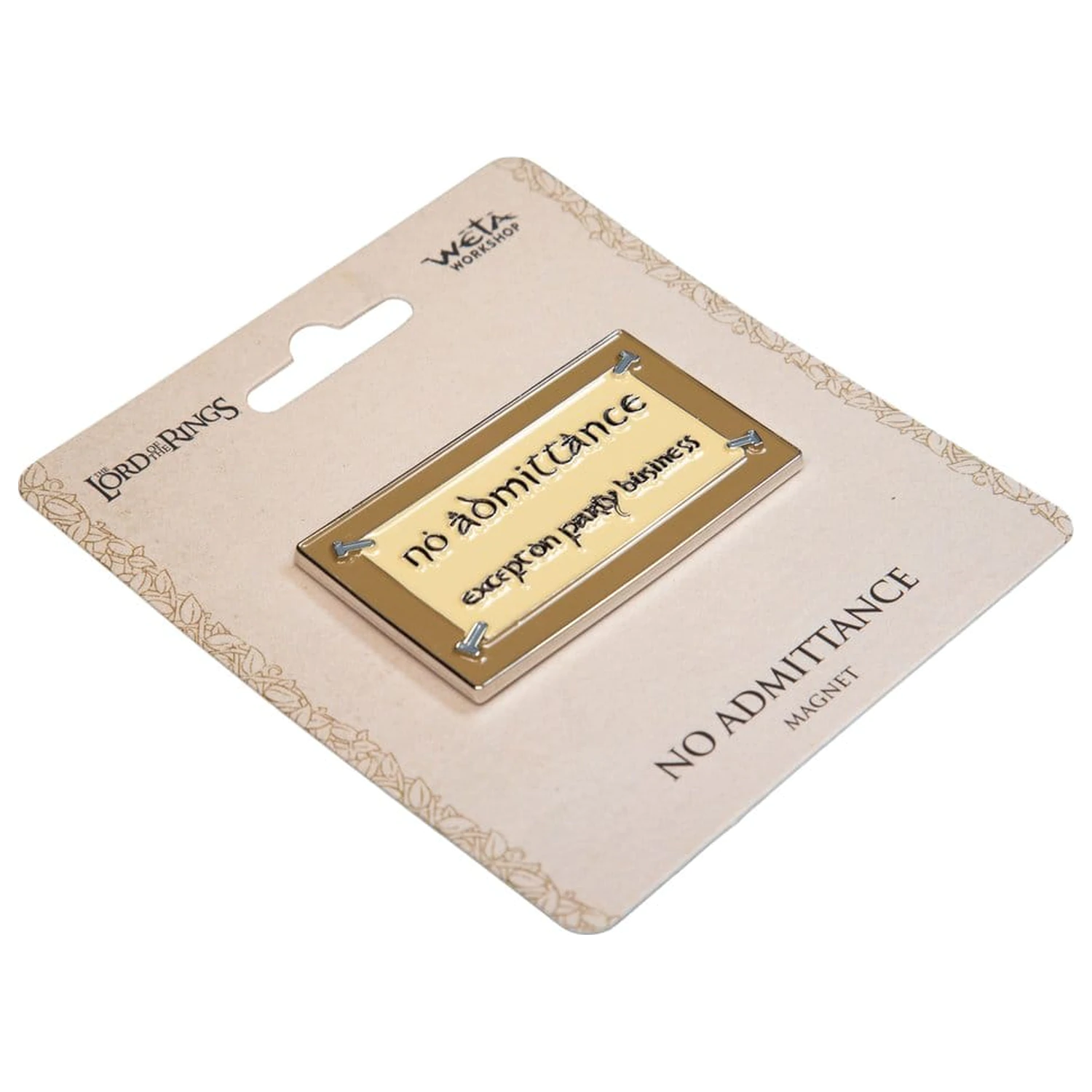 Lord of the Rings No Admittance (Enamel) hűtőmágnes 7 cm  termékfotó
