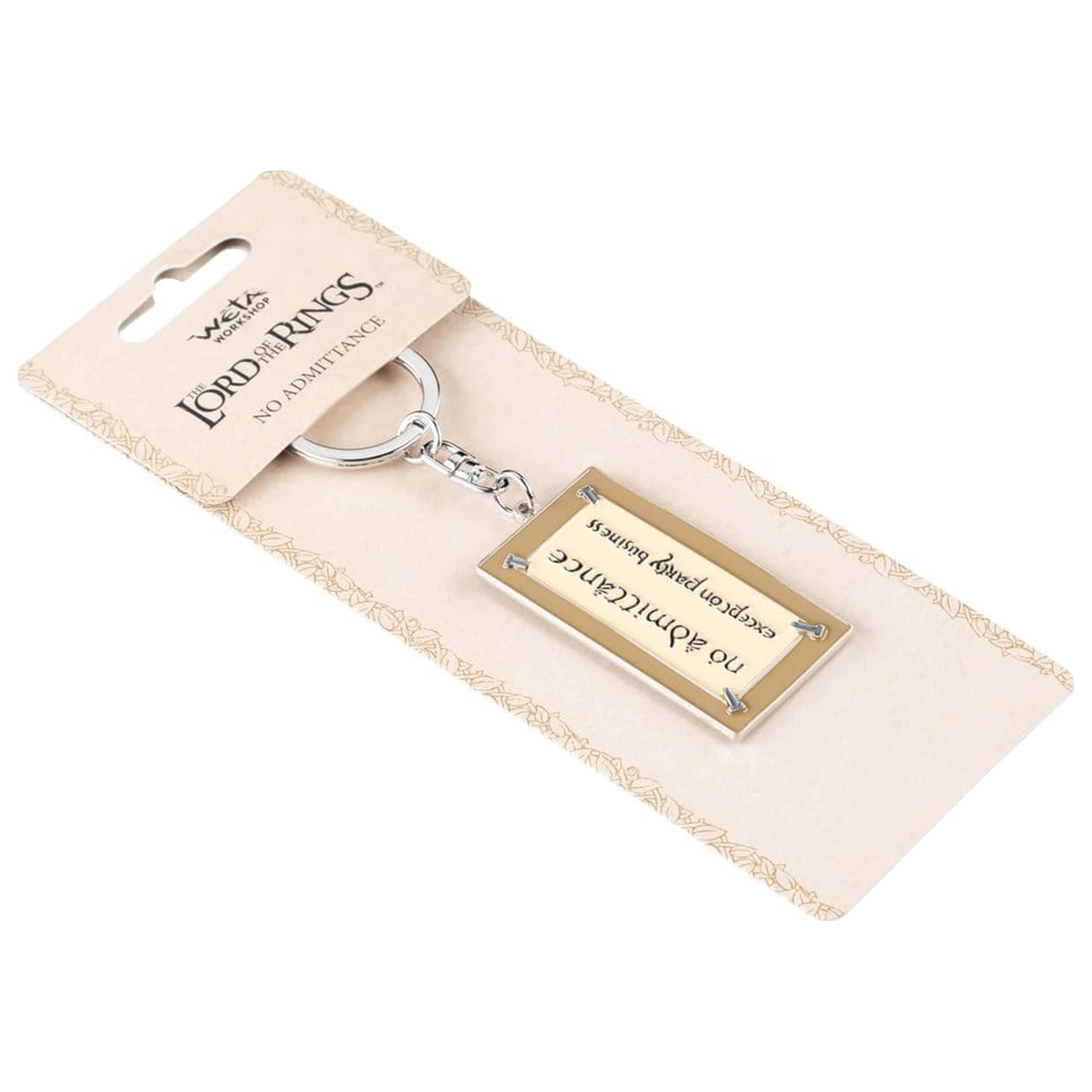 Lord of the Rings No Admittance Sign kulcstartó 6 cm termékfotó