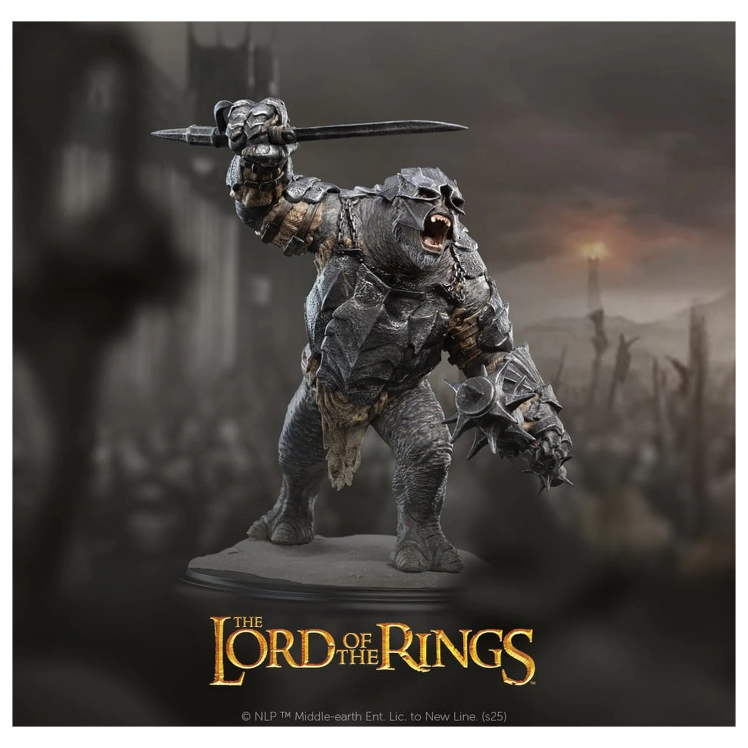 Lord of the Rings Olog-hai of the Black Gate szobor figura 14 cm  termékfotó