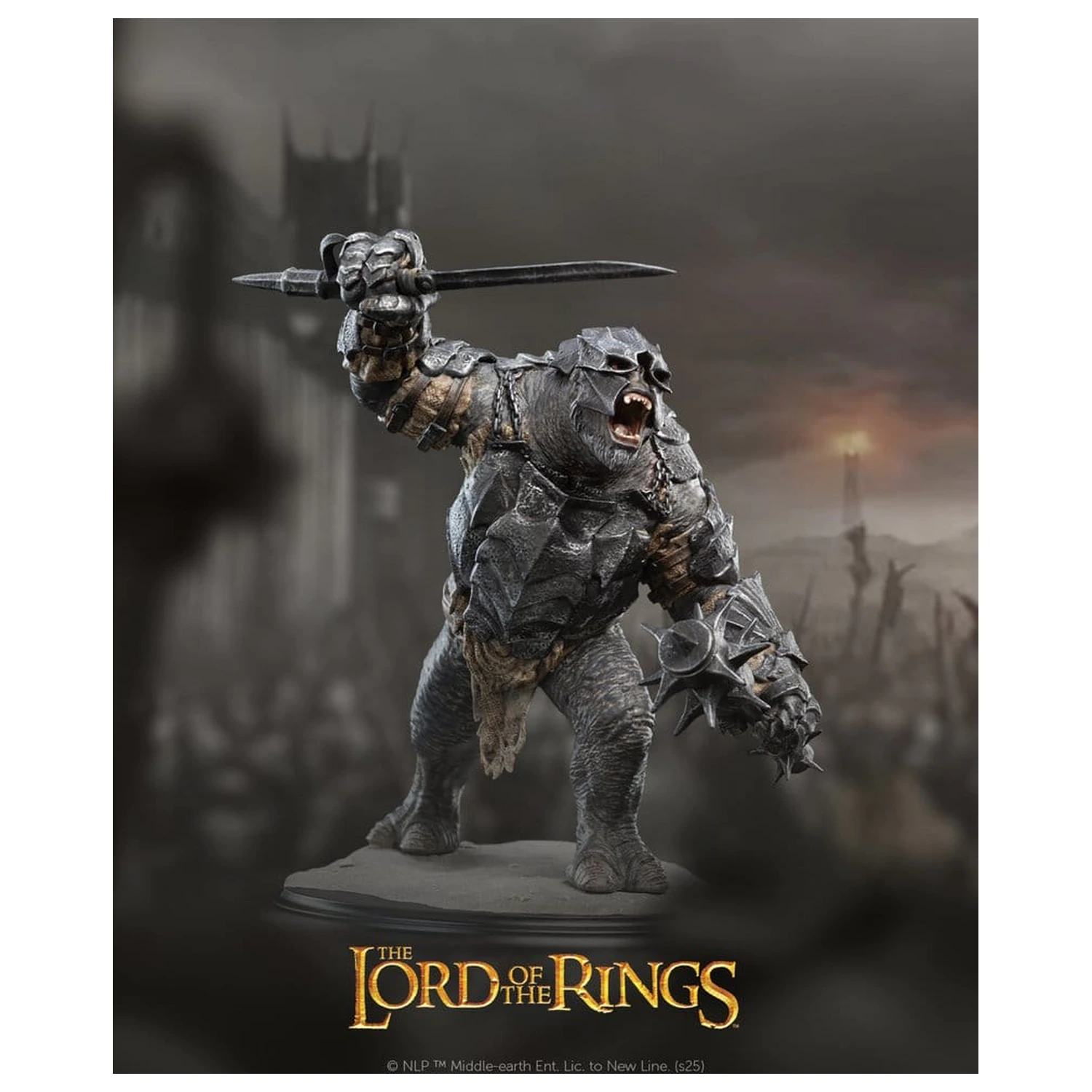 Lord of the Rings Olog-hai of the Black Gate szobor figura 14 cm  termékfotó