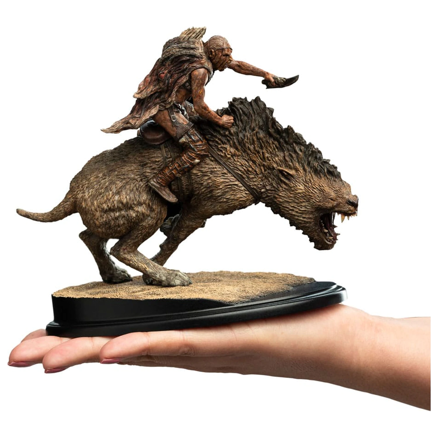 Lord of the Rings Sharkû on Warg Mini szobor figura 18 cm termékfotó
