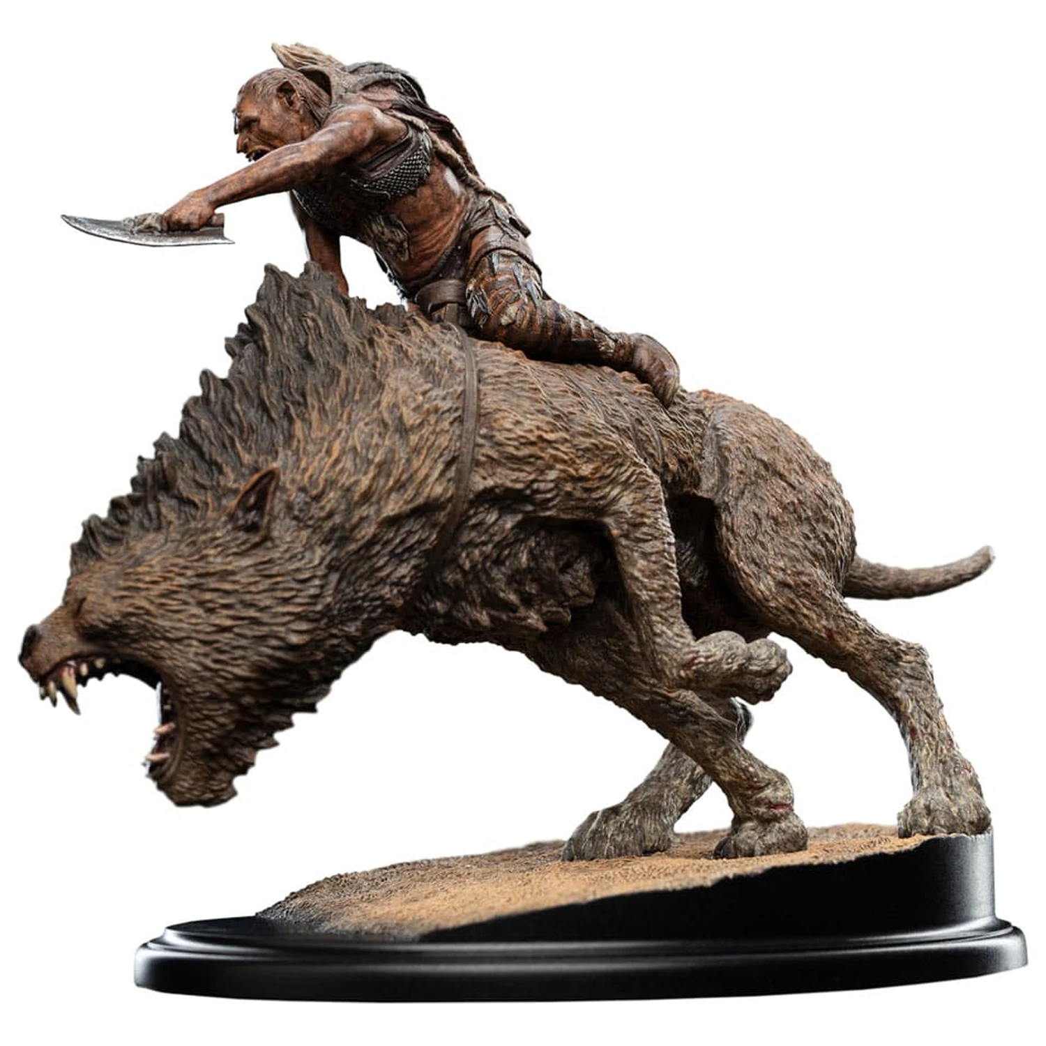 Lord of the Rings Sharkû on Warg Mini szobor figura 18 cm termékfotó