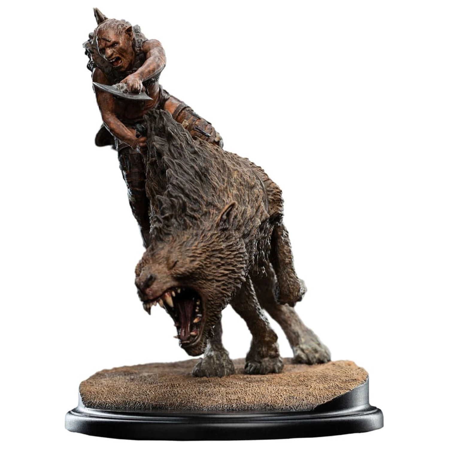 Lord of the Rings Sharkû on Warg Mini szobor figura 18 cm termékfotó
