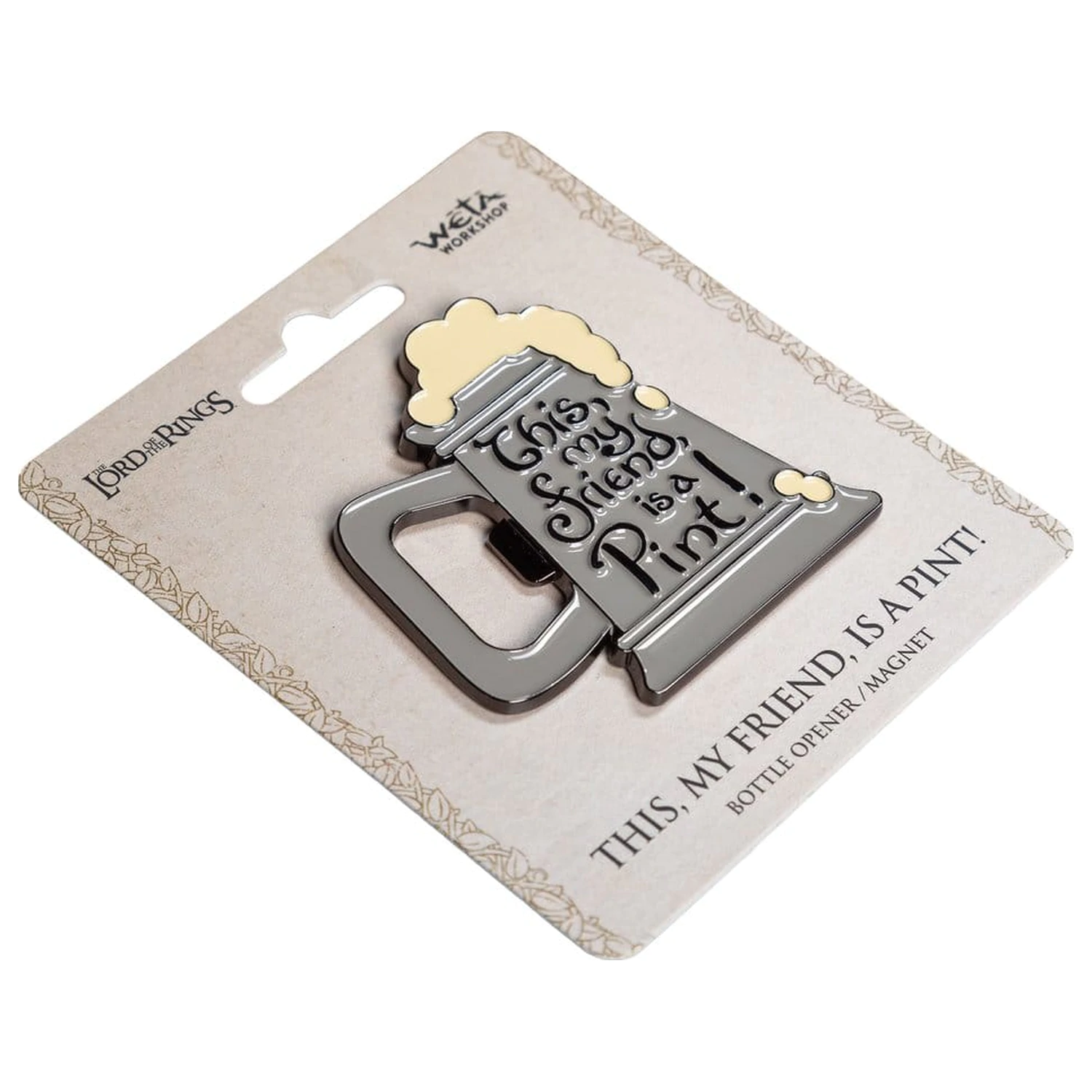 Lord of the Rings This, my friend, is a Pint! (Enamel) hűtőmágnes 7 cm  termékfotó
