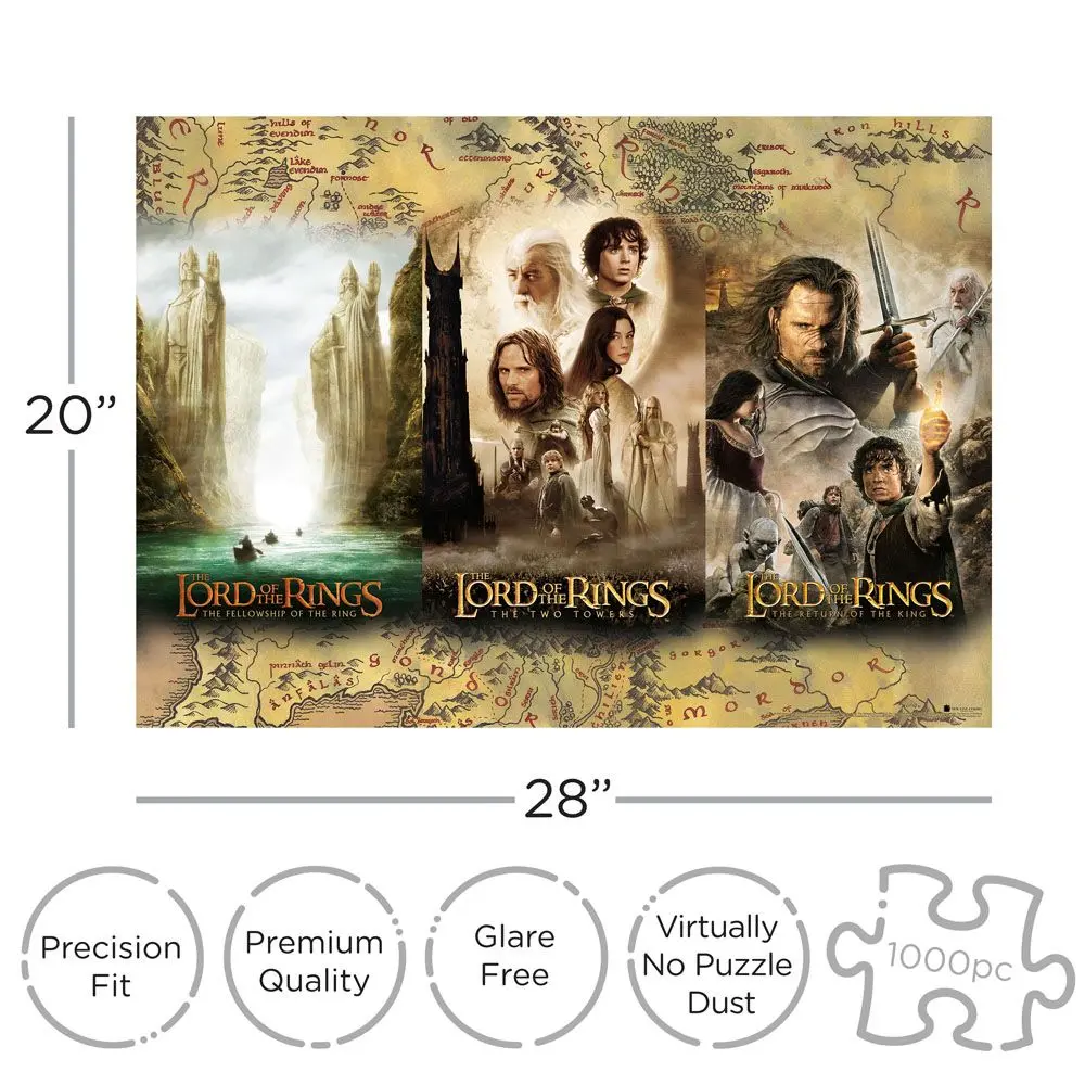 Lord of the Rings  Triptych puzzle (1000 darab) termékfotó