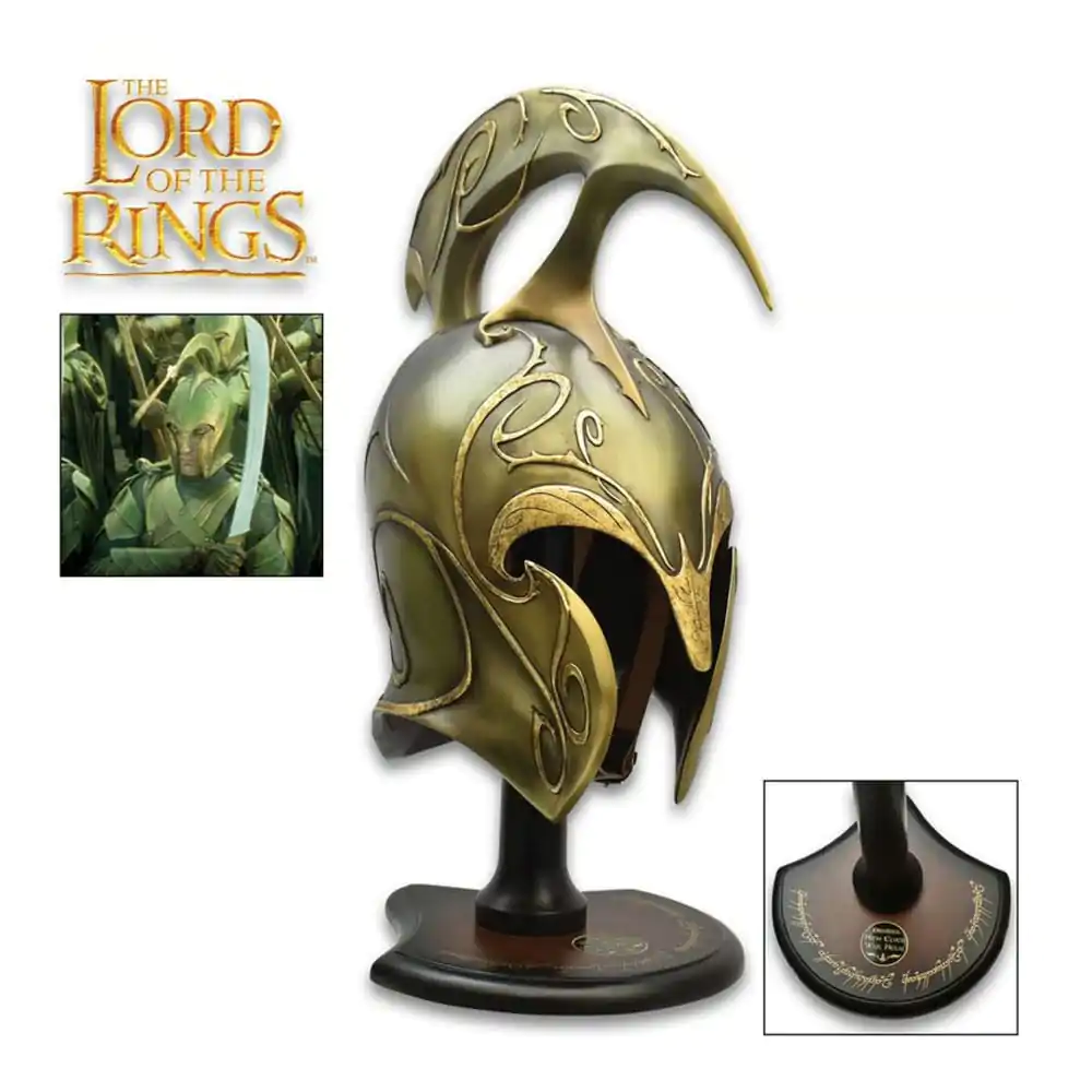 LOTR Replica 1/1 Elven Kit War Helm High Elven Limited Edition termékfotó