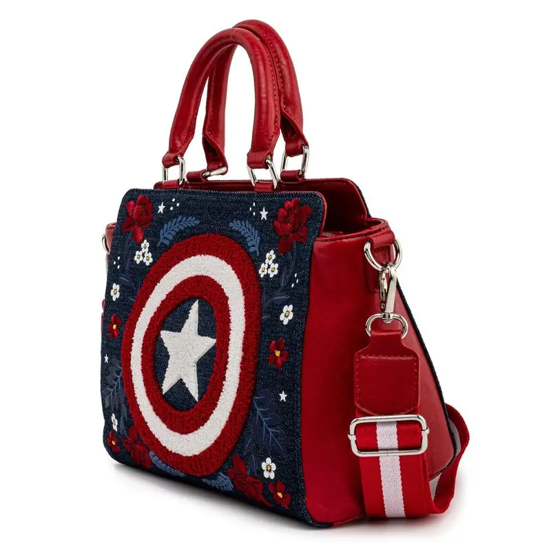 Loungefly Captain America 80th Floral Shield 80th táska termékfotó