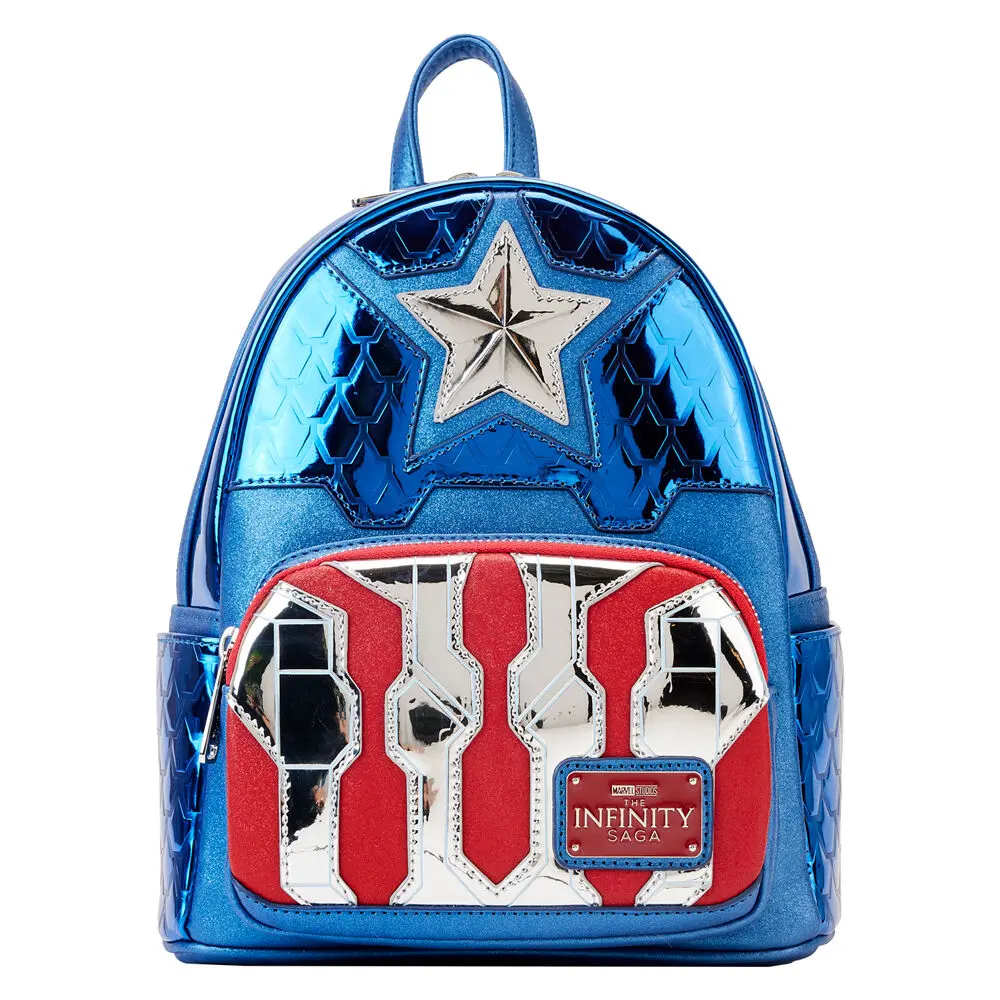 Loungefly Captain America metallic táska hátizsák 26cm termékfotó