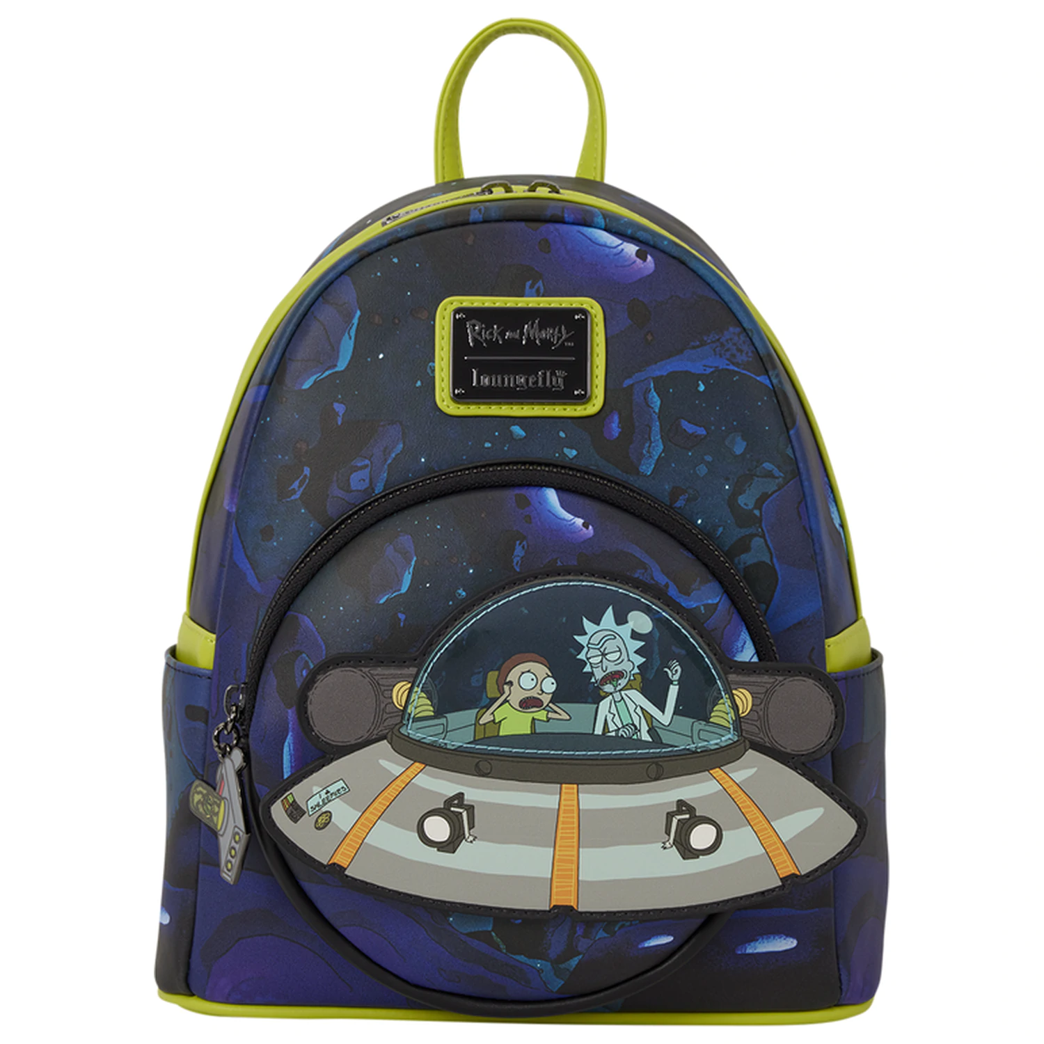 Loungefly Cartoon Network Rick and Morty Space Cruiser Loungefly táska hátizsák 26cm termékfotó
