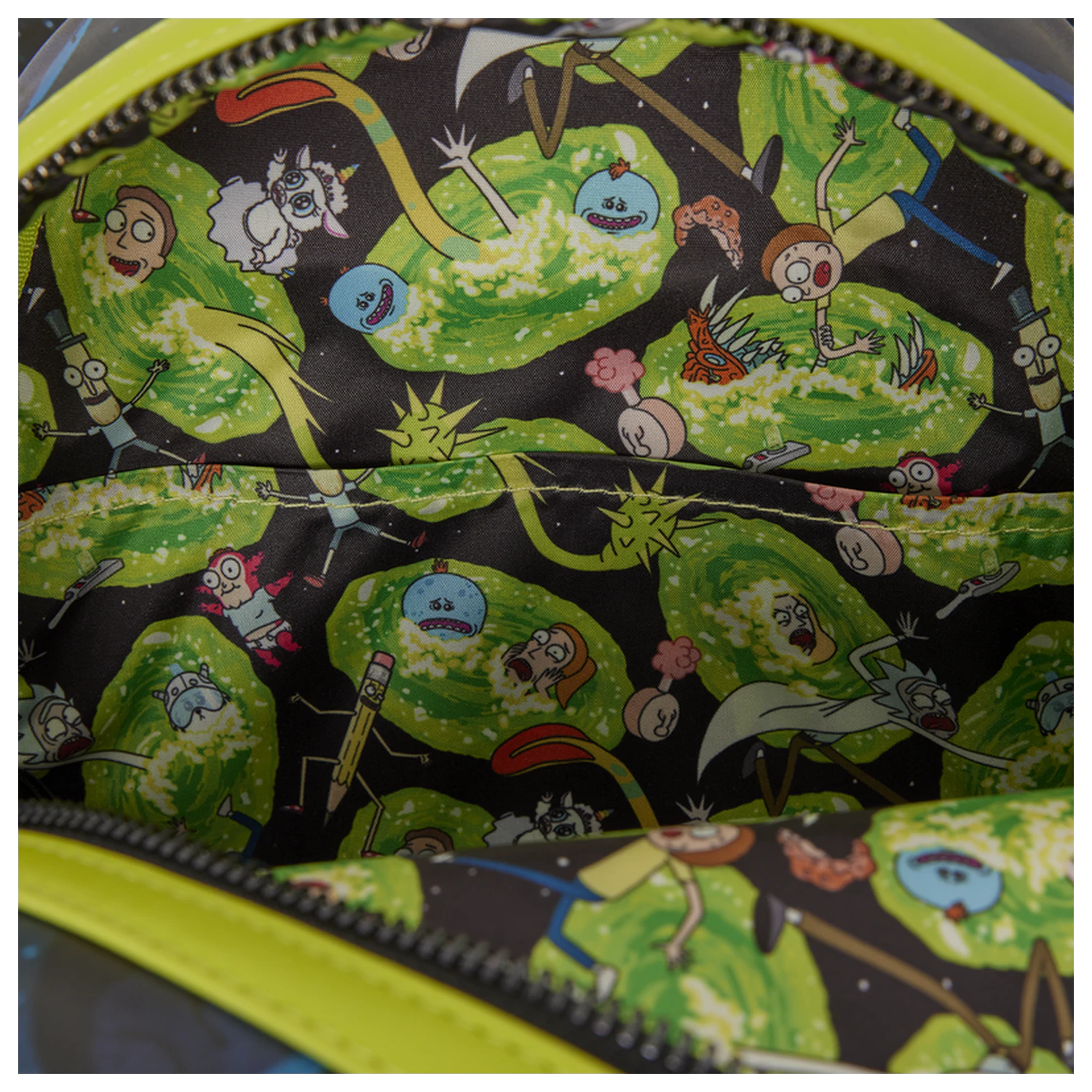 Loungefly Cartoon Network Rick and Morty Space Cruiser Loungefly táska hátizsák 26cm termékfotó