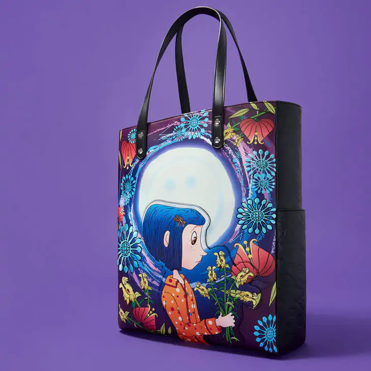 Loungefly Coraline Worlds Laika bevásárlótáska termékfotó
