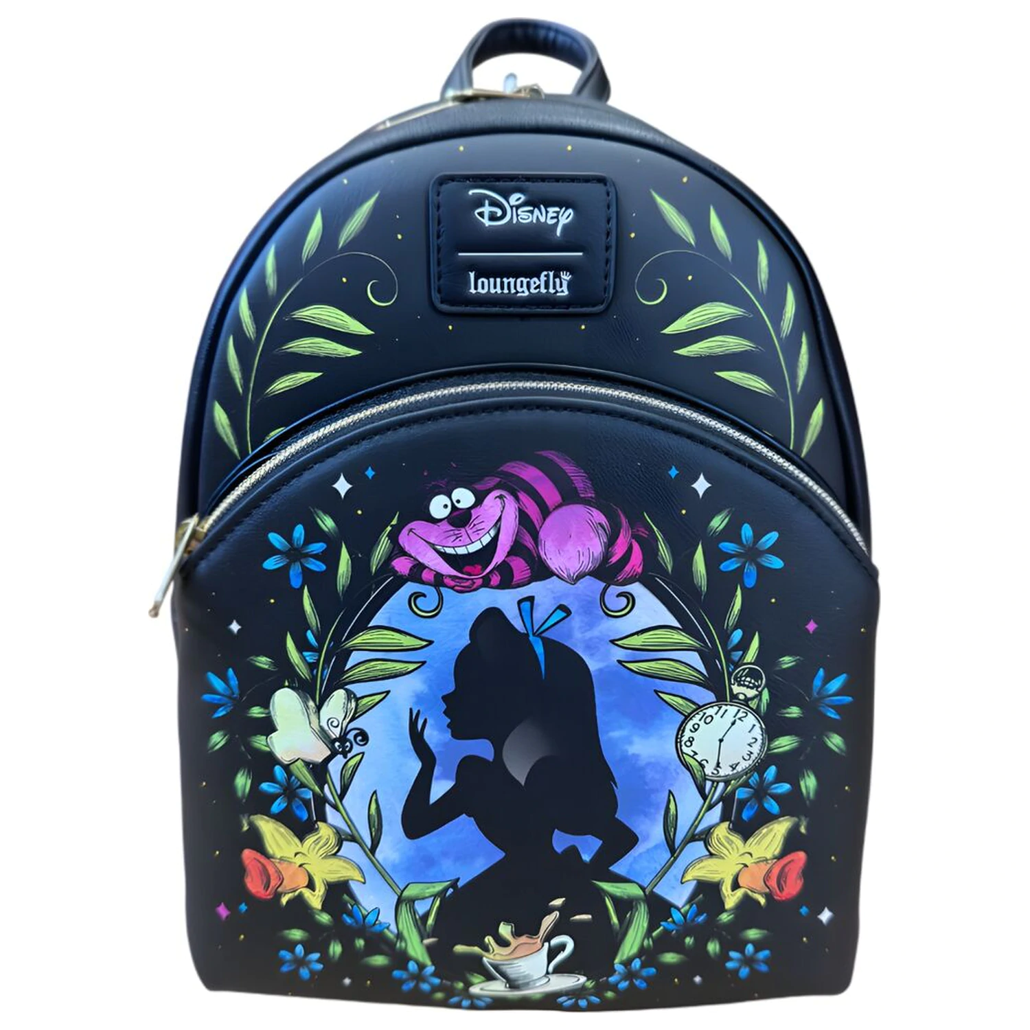 Loungefly Disney Alice Csodaországban Floral Glow Collection táska hátizsák 26cm termékfotó