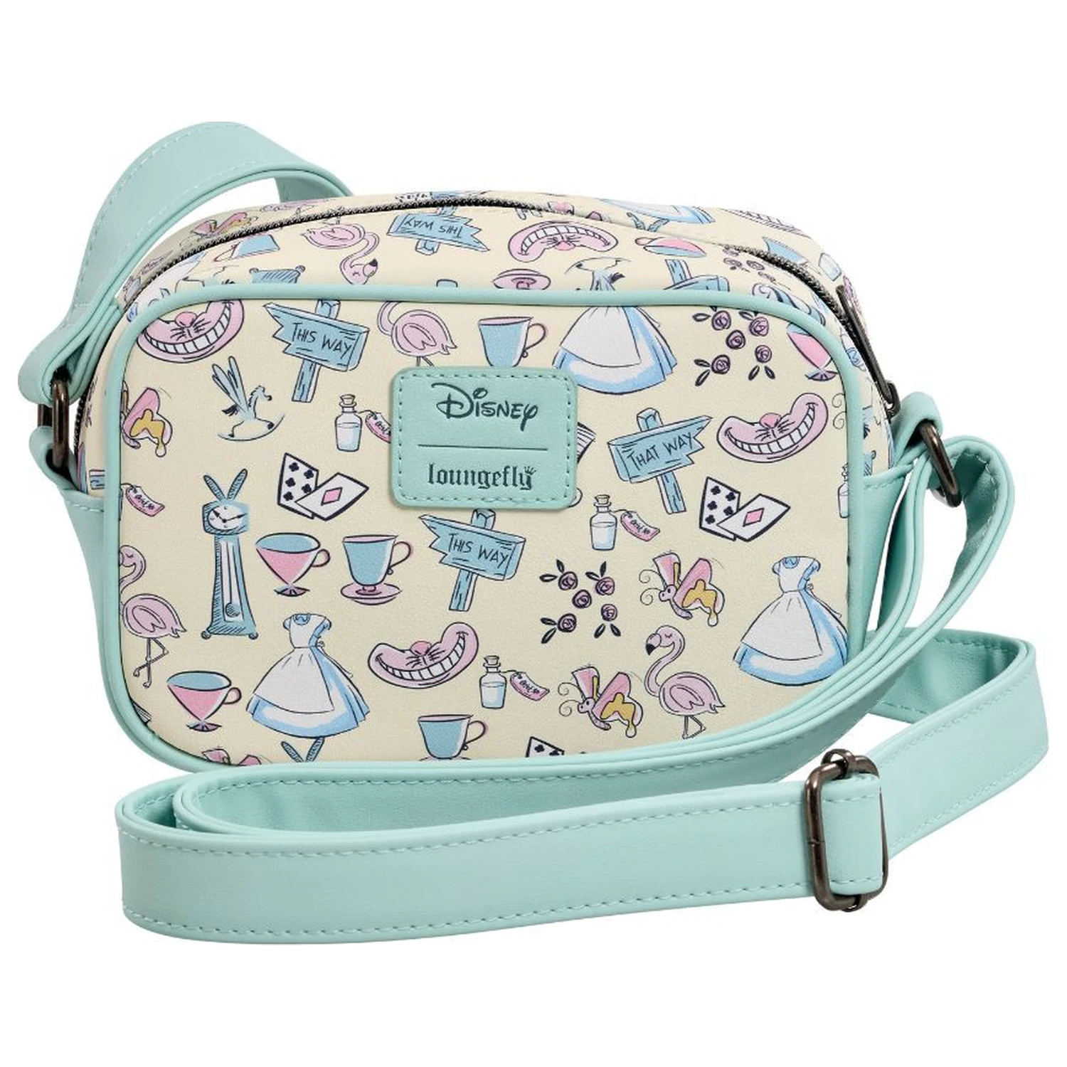 Loungefly Disney Alice In Wonderland Floral Scene válltáska termékfotó