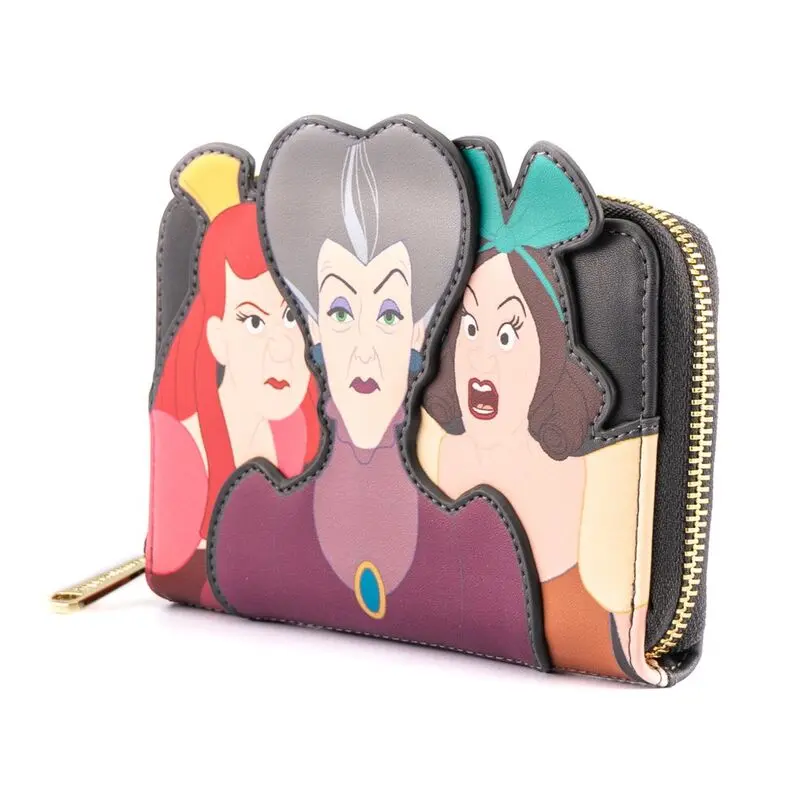 Disney by Loungefly Wallet Villains Scene Evil Stepmother And Step Sisters termékfotó