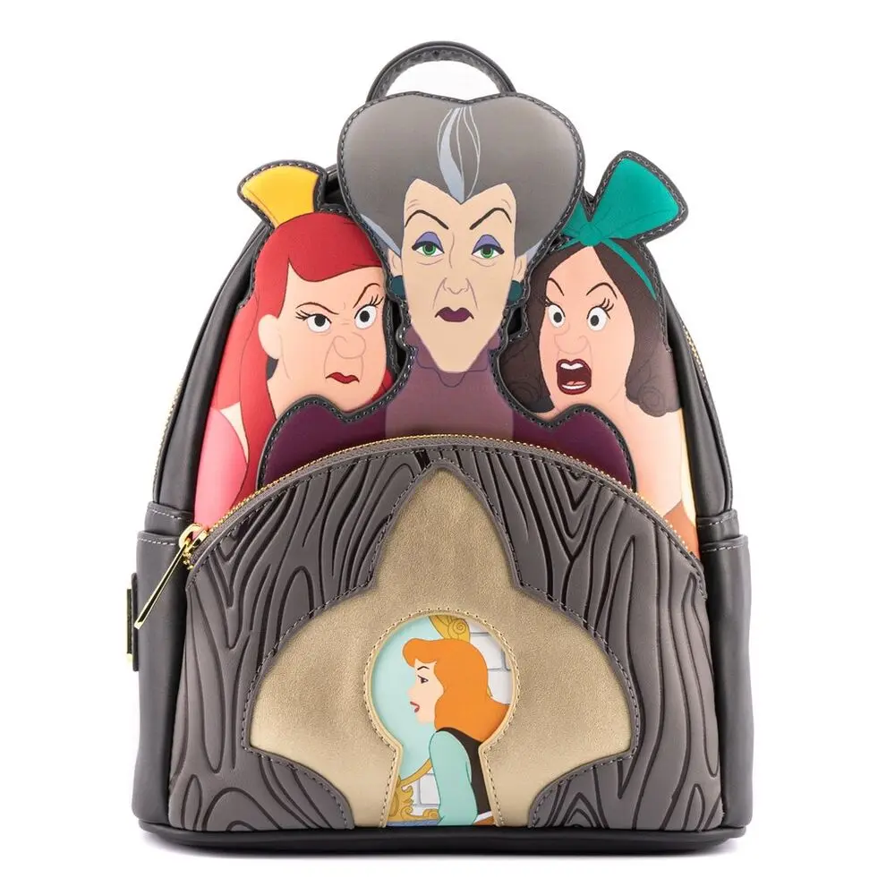 Loungefly Disney Cinderella Evil Stepmother and Stepsisters Villains táska hátizsák 26cm termékfotó