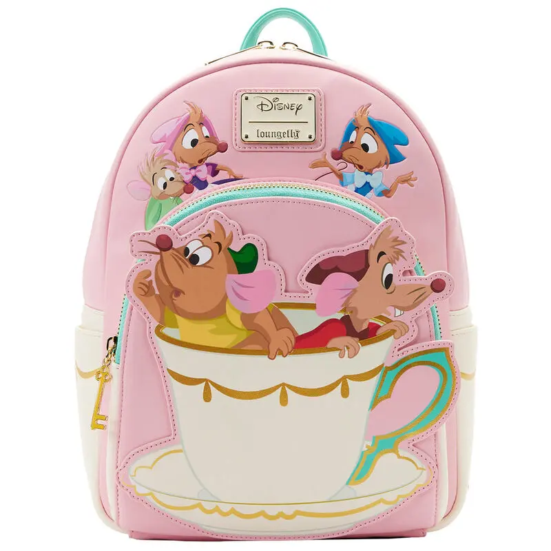 Loungefly Disney Cinderella Gus Gus and Jack Teacup táska hátizsák 27cm termékfotó