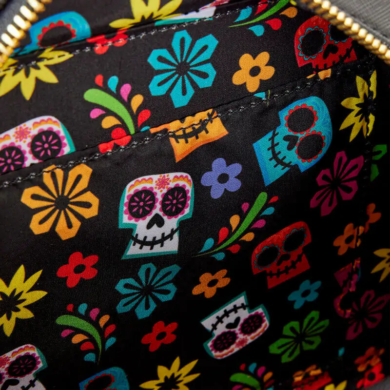 Loungefly Disney Coco Miguel Calavera Floral Skull keresztpántos táska termékfotó