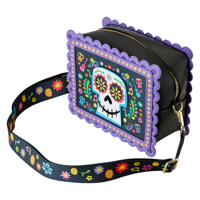 Loungefly Disney Coco Miguel Calavera Floral Skull keresztpántos táska termékfotó