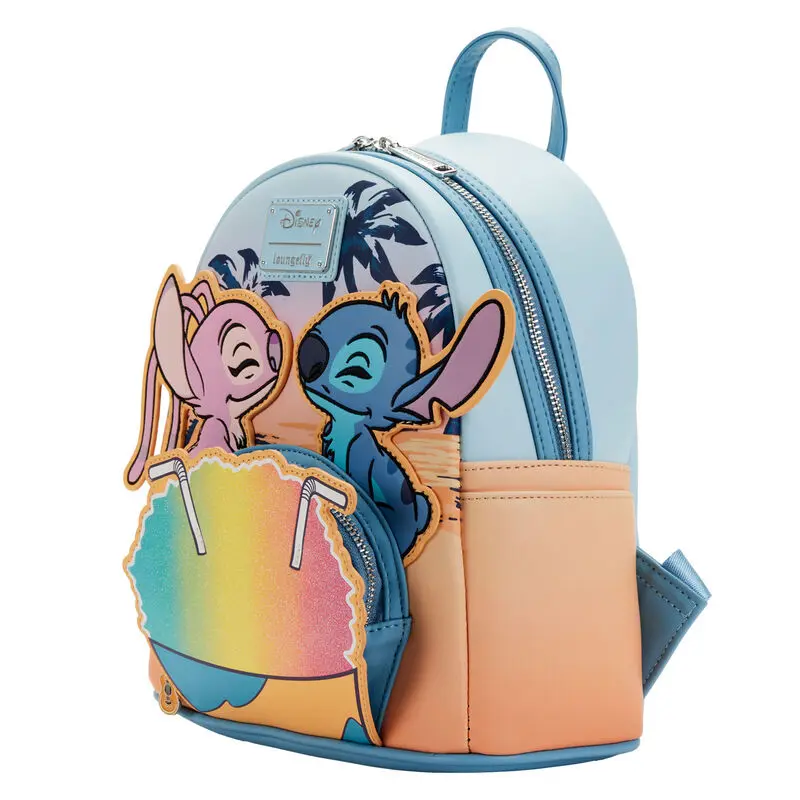Loungefly Disney Lilo &amp; Stitch Angel and Stitch táska hátizsák 26cm termékfotó