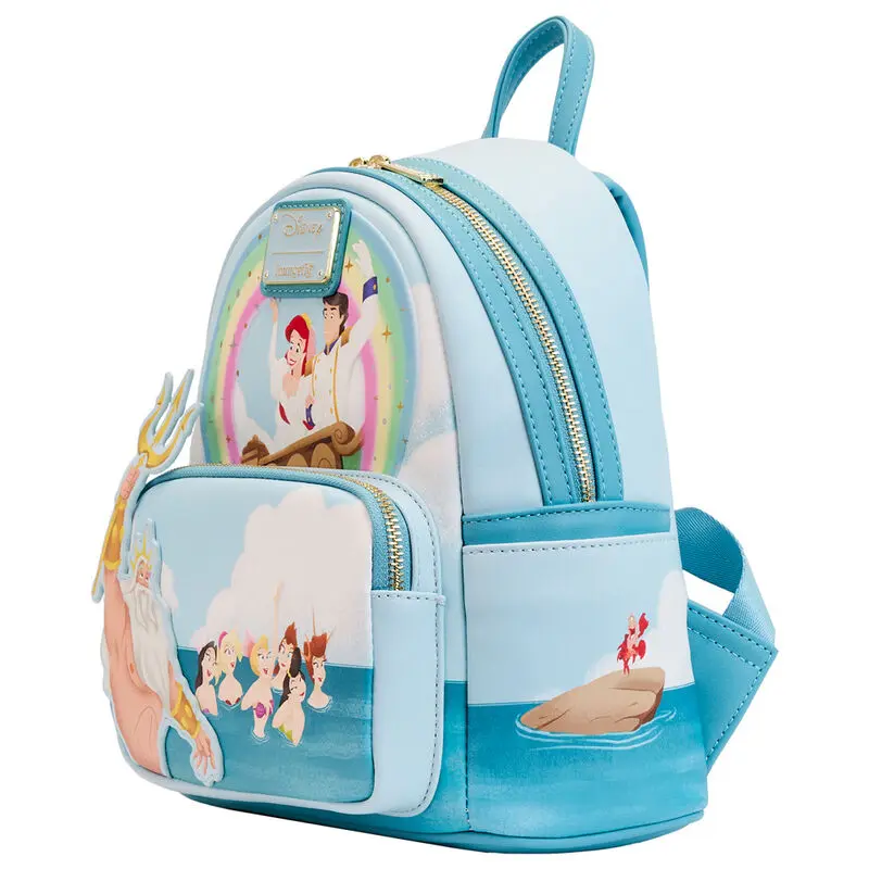 Loungefly Disney Little Mermaid Tritons Gift táska hátizsák 26 cm termékfotó