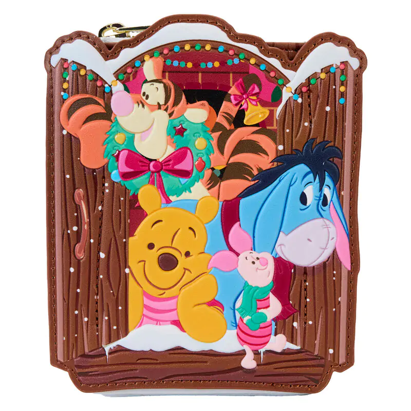 Loungefly Disney Winnie the Pooh Holiday Friends pénztárca termékfotó