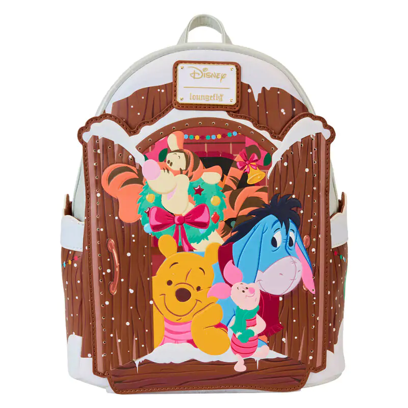 Loungefly Disney Winnie the Pooh Holiday Friends backpack termékfotó