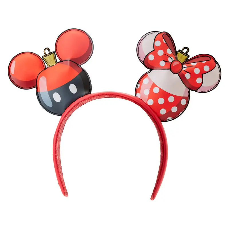 Loungefly Disney Mickey & Minnie Christmas ear headband termékfotó